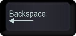 Backspace что делает. Кнопка Backspace. Backspace (клавиша). Klavish becspeys. Кнопка Backspace на клавиатуре.