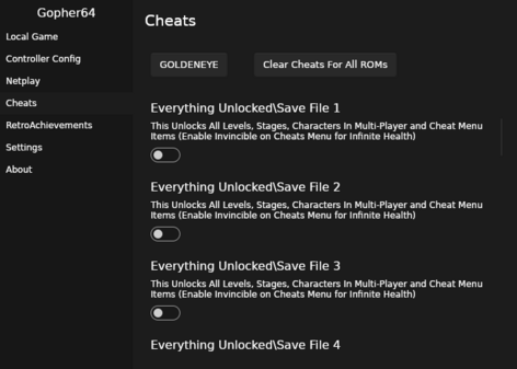 Cheats